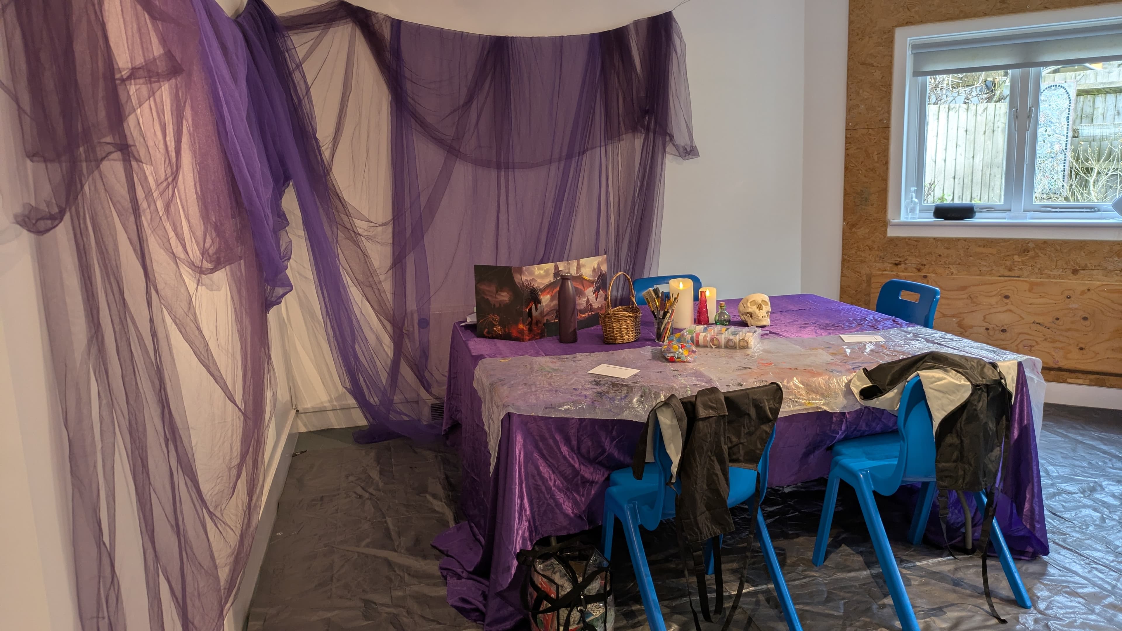 Art class set up